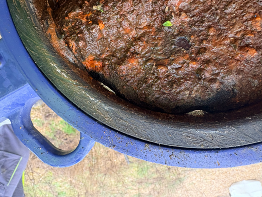 Butterfly valve plate is corroded