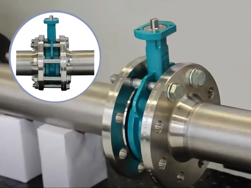 Installation process of wafer butterfly valve