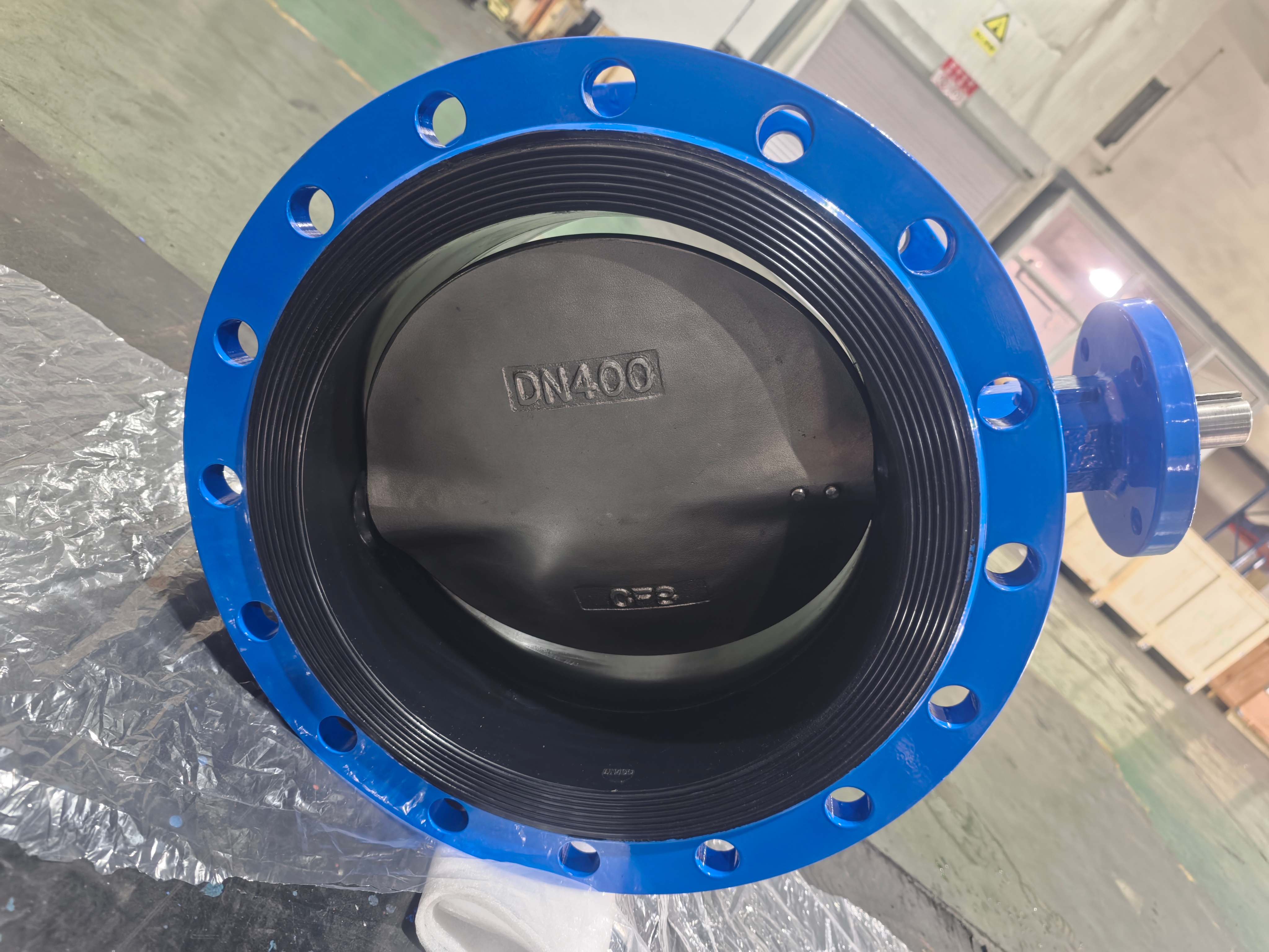 double flanged concentric butterfly valve