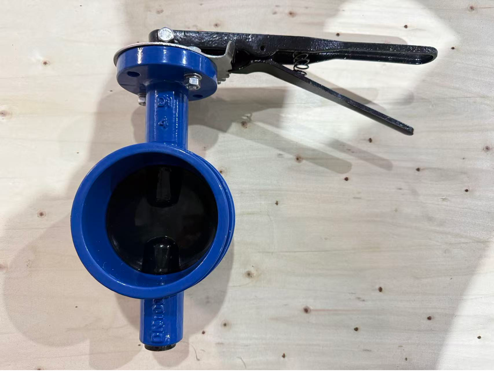 grooved butterfly valve